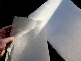 Облачная фактура листа с прожилками пеньки