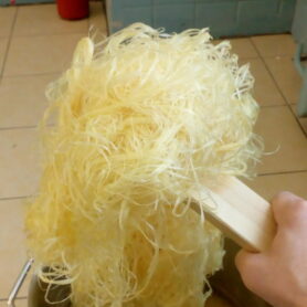 Липовое лыко после второй варки