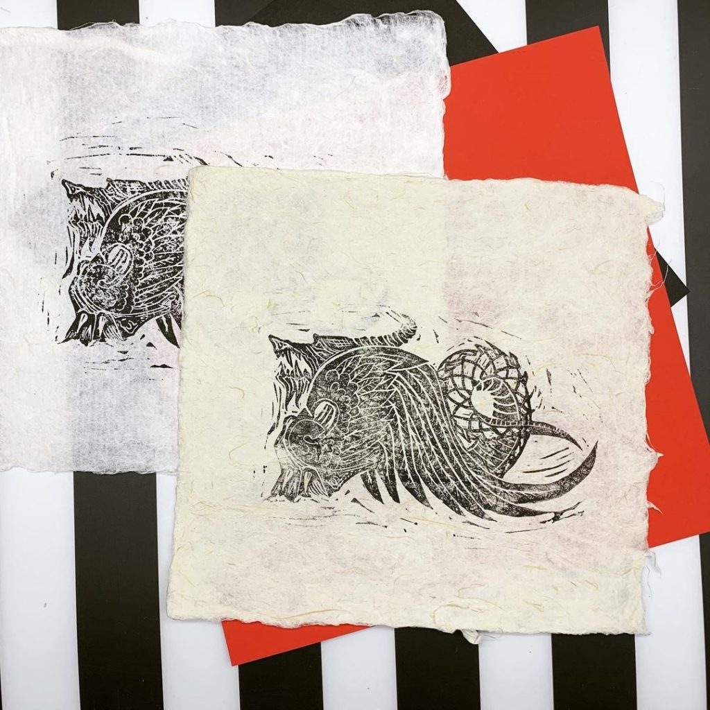 Elena Anfimova 001 lino drakon