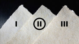 Фактура и цвет бумаги № 2 из серии хлопок/лыко