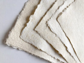 Серия бумаг из хлопка и лыка